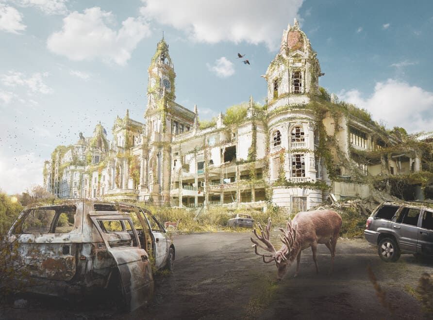 imagen de ciudad abandonada